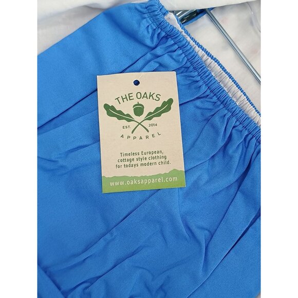 The Oaks Apparel Baby Girl Polka Dot Top & Blue Bloomer Set 9M - Picture 6 of 9